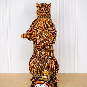 1968 Ezra Brooks Whiskey Bear Decanter